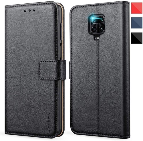 Coque portefeuille rabat noir - coque,